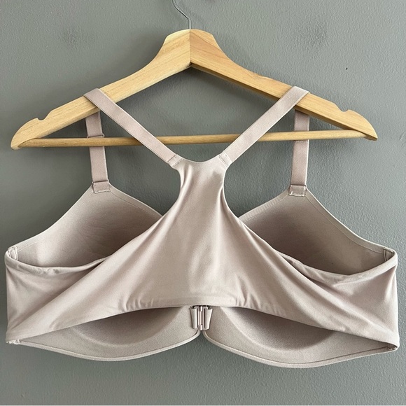 SOMA Enbliss Front Close Racerback Sport Bra Flexible Underwire Adobe Rose 40C - Picture 2 of 14